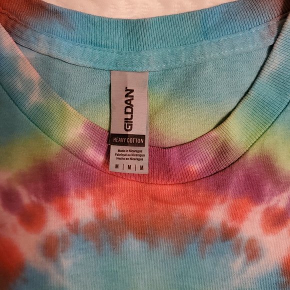 Tie Dye boho bohemia T-shirt size M.100% cotton - Picture 5 of 7